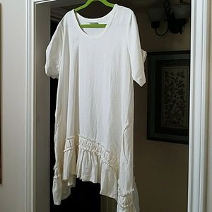 Linen long top, or just a little dress!